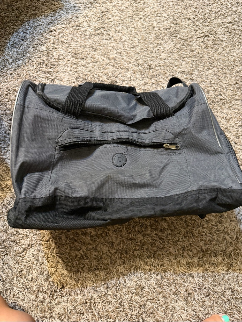 Protege gym school travel duffel bag.